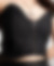corset noir à zip fabriqué à partir de tissus upcyclés